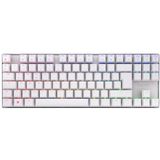 CHERRY MX 8.2 TKL Wireless RGB toetsenbord Gamen USB + RF Wireless + Bluetooth QWERTZ Duits Wit