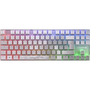 CHERRY - XTRFY TAS MX 8.2 XAGA TKL - Toetsenbord - Wit - Draadloos, Mechanische CHERRY MX2A Red Switches, RGB-achtergrondverlichting