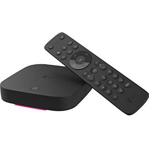 MagentaTV One | Android TV Box met WLAN & LAN I MagentaTV met 75+ HD-zenders, 4K UHD, HDR, live & tijdverplaatst | streamingdiensten (Netflix, Disney+, RTL+, DAZN, Sky Ticket, Apple TV+) & App Store