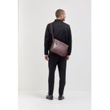 Jost Skagen Aktetas Messenger Leer 32 cm Laptop compartiment  zwart