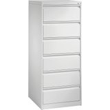 CP Acurado Karteischrank lichtgrau 6 Schubladen 55,3 x 59,0 x 135,7 cm