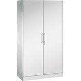 CP Stahlschrank C 3000 Asisto 141002-000 S10020 lichtgrau 100,0 x 43,5 x 198,0 cm, aufgebaut