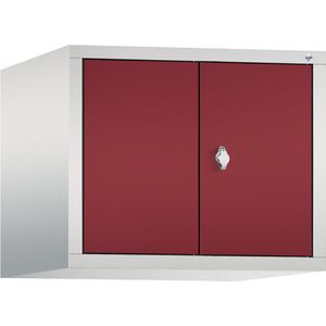 Opzetkast CLASSIC, naar elkaar toe zwenkende deuren, 2 afdelingen, afdelingsbreedte 300 mm C+P