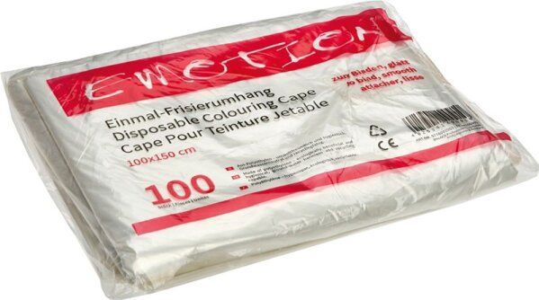 Efalock - Professional - Kapmantels - Wegwerpbare Verfkapmantel - Glad - 100 Stk.