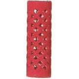 Efalock Fluwelen roller lang rood 18mm
