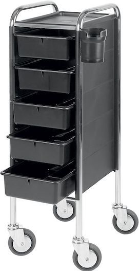 Efalock Professional - Piccolo 84/5 - Werkwagen - Wit - Hout en Kunststof