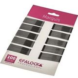 Efalock Professional Marquis brown haarklem, per stuk verpakt, 1 x 100 stuks