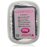 Efalock Professional Mademoiselle haarspeld, 65 mm, zwart (1 x 0,5 kg)