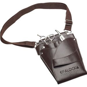 Efalock - WESTERN - Schaartas - Bruin - Materiaal: Kunststof - 5 Vakken