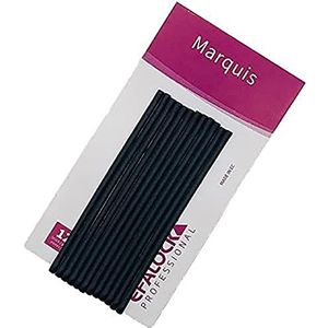 Efalock Professional Marquis Haarspelden, 7 cm, Zwart, 12 Stuk