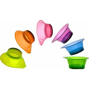 Efalock - Regenboog Verfbakjes Set - 6 Stuks - 250ml