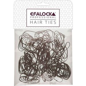 Efalock - Rasta Haarelastiekjes - Bruin - 100 Stuks