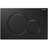 Geberit Sigma 01 bedieningspaneel - zwart hoogglans