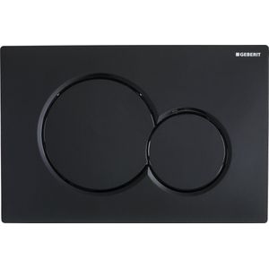 Geberit - Sigma 01 - Bedieningspaneel - Zwart Hoogglans - Kunststof