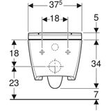 Geberit Aquaclean Sela Douche Wc - 37.5x56.5cm - softclose - mat alpine wit 146.220.jt.1