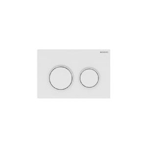 Geberit Omega 20 bedieningspaneel wit voor Geberit Omega inbouwreservoir 12cm