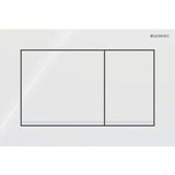 Drukplaat Geberit Omega 30 - Wit - Kunststof - 2-toets Spoeling