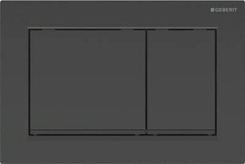 Geberit - Omega 30 - Drukplaat - Zwart - Kunststof