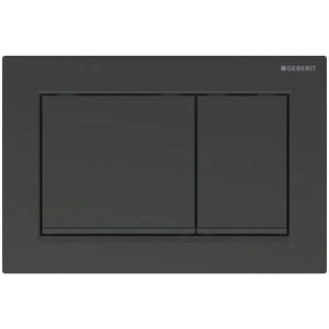 Geberit Omega30 - Bedieningsplaat, mat zwart 115.080.16.1