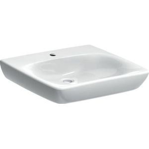Geberit 300 Comfort rolstoelwastafel met kraangat zonder overloop 55x55x15cm wit s8340405000g