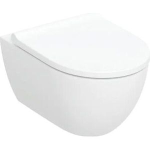 Wandcloset Geberit Acanto Rimless Turboflush 36 x 53,5 x 38,5 cm Keramiek Glanzend Wit
