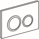 Betätigungsplatte Sigma21 für 2-Mengen-Spülung, - Geberit