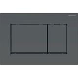 Geberit - Sigma 20 - Bedieningsplaat - Mat Zwart - DualFlush