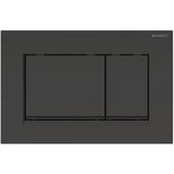 Geberit - Sigma 20 - Bedieningsplaat - Mat Zwart - DualFlush