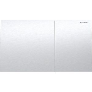 Geberit Sigma70 bedieningsplaat 2 toets RVS geborsteld