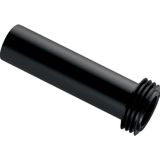 Geberit 152.434.16.1 Voedingsmanchet met afdichting: diameter 45 mm, zwart