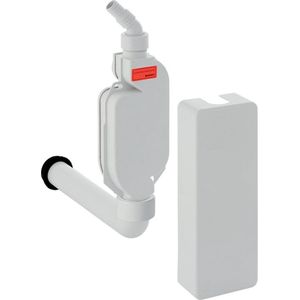 Geberit - Opbouwbuisreukafsluiter - PP - Wandmontage - Inclusief Bevestigingsmateriaal
