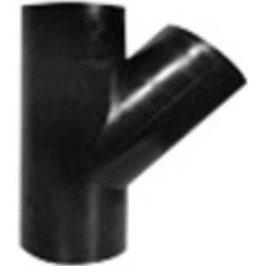 Peh grenrør Geberit 45° Ø75x63 mm