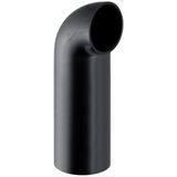 Geberit PE Bogen 90° mit langem Schenkel und kleinem Radius,  DN 90, 366.876.16.1