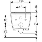 Geberit Aquaclean Sela Toiletsysteem Wand-Wc: Alpien Wit