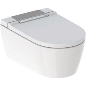 Geberit AquaClean Sela Douchewc Chroom met Softclose en Geurafzuiging