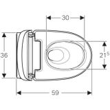 Geberit - AquaClean Mera Classic Dusch-WC-Komplettanlage Wand-WC weiß-alpin