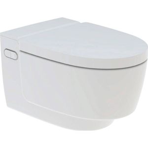 Douche wc geberit aquaclean mera classic met geurafzuiging warme luchtdroging en ladydouche met softclose en deksel wit