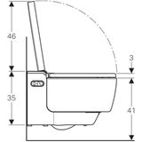 Geberit Aquaclean Mera Classic Gl-Chroom