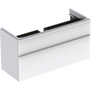 Geberit Smyle wastafelonderkast 2 laden 118,4x62cm glans wit 500355001