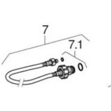 Geberit 240.921.00.1 verbindingsslang voor inbouwspoelbakken, 120 mm