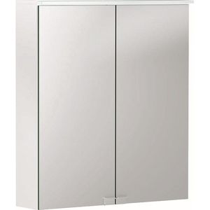Geberit - Option - Spiegelkast - Wit - 60x67.7cm - 2 Deuren - Verlichting