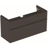 Geberit Smyle wastafelonderkast 2 laden 118,4x62cm lava 500355JK1