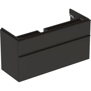 Geberit Smyle wastafelonderkast 2 laden 118,4x62cm lava 500355JK1