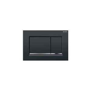 Geberit - Sigma20 - Bedieningsplaat - Zwart/Chroom