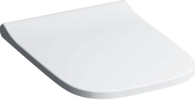 Geberit - Smyle WC-Sitz Slim mit Deckel, Wrap over, antibakteriell,