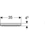 Geberit Smyle Square closetzitting met deksel sandwichvorm topfix wit 500.239.01.1