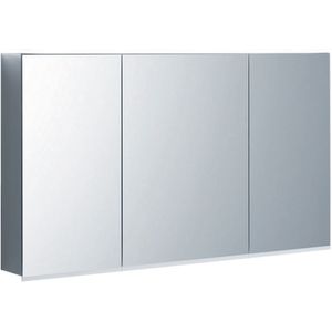 Geberit Option Plus spiegelkast met 3 dubbelzijdige spiegeldeuren met led verlichting 120x70x17.2cm 500592001