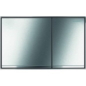 Geberit Sigma60 bedieningsplaat - 2-toets spoeling - vierkant - chroom geb. 115.640.GH.1