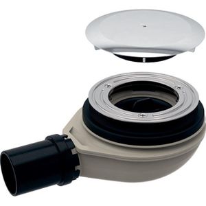 Geberit Setaplano douchebakafvoer 40mm met deksel waterslot 30 mm chroom 150.583.21.1