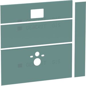 Geberit GISeasy gipskartonplaten t.b.v. toiletmodule m. reservoir  UP100, UP300 en UP320 front 130x130cm